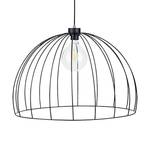 Hanglamp Coop 1 lichtbron ijzer - zwart - Diameter: 57 cm