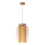 Lampada a 1 punto luce Vaso Rovere massello / Iuta - Marrone - Diametro: 24 cm