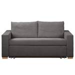 Schlafsofa LATINA Basic Cord - Cordstoff Poppy: Grau - Breite: 153 cm