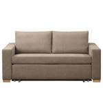 Schlafsofa LATINA Basic Webstoff - Strukturstoff Rima: Cappuccino - Breite: 173 cm