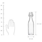 Flaschenset SWING 4-teilig Kombi C Klarglas - Transparent