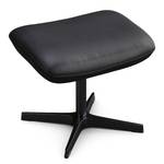 Fauteuil relax Turami cuir Aluminium / Acier / Cuir semi-aniline - Noir