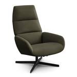 Relaxfauteuil Turami Donkergroen - Velours