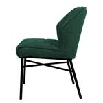 Chaise Zazid Fer / Velours - Vert foncé