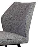 Chaise Togay Fer / Velours - Gris clair