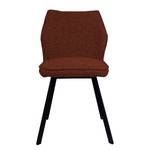 Chaise Togay Fer / Velours - Marron