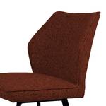 Chaise Togay Fer / Velours - Marron