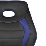 Sedia per cameretta Ahrenshoop Similpelle - Blu / Nero - Blu / Nero