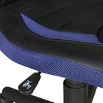 Sedia per cameretta Ahrenshoop Similpelle - Blu / Nero - Blu / Nero