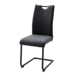 Chaises cantilever Turtur - Lot de 4 Anthracite