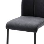 Chaises cantilever Turtur - Lot de 4 Anthracite