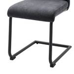 Chaises cantilever Turtur - Lot de 4 Anthracite