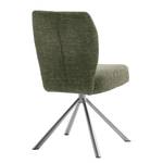 Chaises capitonnées Mitrova - Lot de 2 Vert olive