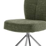 Chaises capitonnées Mitrova - Lot de 2 Vert olive