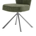 Chaises capitonnées Mitrova - Lot de 2 Vert olive