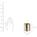 Kerzenhalter GRAND Aluminium - Gold - Höhe: 10 cm