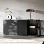 Sideboard Albi Beton Dekor / Schwarz - Beton Dekor / Schwarz