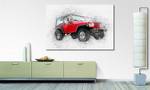 Afbeelding Wrangler massief sparrenhout/textielmix - 80 x 120 cm