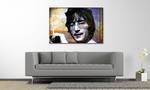 Impression sur toile John Lennon Épicéa massif / Tissu mélangé - 80 x 120 cm