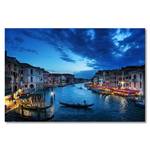 Quadro Venice Sunset Abete massello / Tessuto misto - 80 x 120 cm