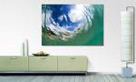 Leinwandbild Underwater Sky Fichte Massiv / Mischgewebe - 80 x 120 cm - Multicolor