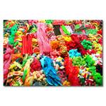 Quadro Sweets Abete massello / Tessuto misto - 80 x 120 cm