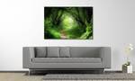 Quadro Way In Deep Forest Abete massello / Tessuto misto - 80 x 120 cm - Verde