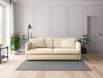 3-Sitzer Sofa FIDELIA Samt Vina: Weiß