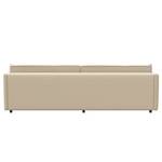 Ecksofa FIDELIA mit Longchair Webstoff Mava: Creme / Beige / Grau meliert - Longchair davorstehend rechts