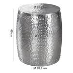 Beistelltisch Juanico Aluminim - Silber