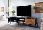Tv-meubel Centeno spaanplaat/ijzer - zwart