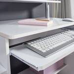 Schreibtisch Ruhland Spanplatte - Weiß - Weiß