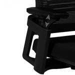 Chaise de bureau pivotante Drehnow Microfibre - Noir