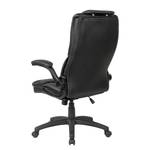 Chaise de bureau pivotante Eichow Imitation cuir - Noir