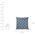 Futonkissen SOLID Baumwolle / Polyester - Blau