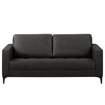 2-Sitzer Sofa Songer Microfaser Gardi: Schwarz