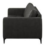 2-Sitzer Sofa Songer Microfaser Gardi: Schwarz