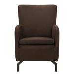 Fauteuil Purling Microvezel Medea: Donkerbruin