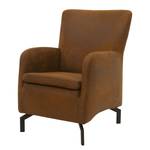 Fauteuil Purling Microvezel Medea: Bruin