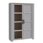 Vitrinenschrank Vassia 106 cm Hellgrau