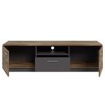 Meuble TV Jumapo Marron - Bois manufacturé - 180 x 49 x 52 cm