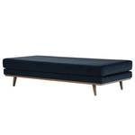 Banc capitonné BOVLUND Velours Sadia: Bleu foncé