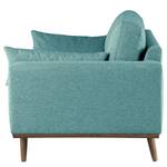 2-Sitzer Sofa BOVLUND Webstoff Lark: Petrol