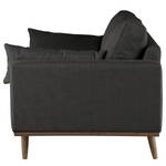 3-Sitzer Sofa BOVLUND Strukturstoff Otrera: Schwarz