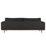 3-Sitzer Sofa BOVLUND Strukturstoff Otrera: Schwarz