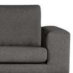 Fauteuil BOVLUND structuurstof - Velours Lark: Donkergrijs