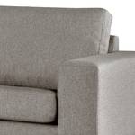 Fauteuil BOVLUND structuurstof - Velours Lark: Bruingrijs