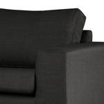 Fauteuil BOVLUND Tissu structuré - Tissu structuré Otrera: Noir