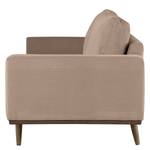 Fauteuil BOVLUND structuurstof - Geweven stof Vele: Taupe