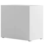 Armoire à vêtements Nikko 186 cm combi Blanc alpin - Pousser pour ouvrir